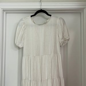 Nordstrom Tier White Dress